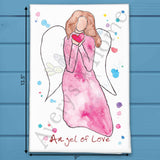 Angel of Love Tea Towel – Heartfelt Home Gift – Avery's Home