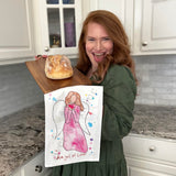 Angel of Love Tea Towel – Heartfelt Home Gift – Avery's Home