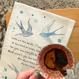 Our Lord Feeds the Birds Tea Towel – Faithful Decor – Avery's Home