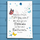 All Things Are Possible Tea Towel – Faith Decor – Avery's Home