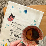 All Things Are Possible Tea Towel – Faith Decor – Avery's Home