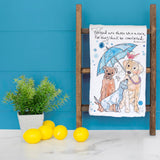 Sympathy Dog & Bird Tea Towel – Pet Loss Comfort – Avery's Home