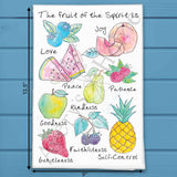 Fruit of the Spirit Tea Towel – Christian Kitchen Decor – Avery's Home