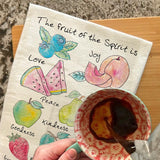 Fruit of the Spirit Tea Towel – Christian Kitchen Decor – Avery's Home