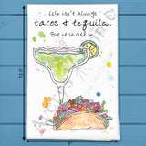 Tacos & Tequila Tea Towel – Fiesta Kitchen Decor – Avery's Home