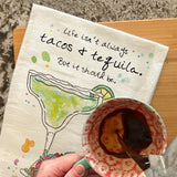 Tacos & Tequila Tea Towel – Fiesta Kitchen Decor – Avery's Home