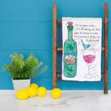 Pinterest Project Tea Towel – Wine Humor Gift – Avery's Home