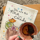 Pina Colada Tea Towel – Tropical Bar Gift – Avery's Home