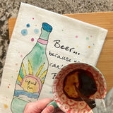 Beer & Bacon Tea Towel – Funny Bar Gift – Avery's Home