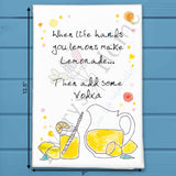 Vodka Lemonade Tea Towel – Summer Drink Gift – Avery's Home