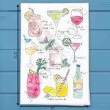 Alcohol Tea Towel – Funny Cocktail Gift – Avery's Home