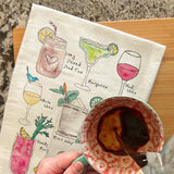 Alcohol Tea Towel – Funny Cocktail Gift – Avery's Home