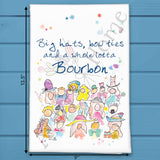 Kentucky Derby Tea Towel – Southern Party Decor – Avery's Home
