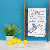 Wine Friend Tea Towel – Funny Bird Gift – Avery's Home