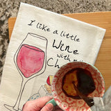 Wine & Cheese Tea Towel – Pairing Humor Gift – Avery's Home