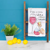 Wine & Cheese Tea Towel – Pairing Humor Gift – Avery's Home