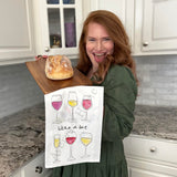 Wine a Bit Tea Towel – Relaxation Gift – Avery's Home