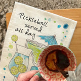 Pickleball Served Tea Towel – Game Night Humor – Avery's Home