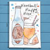 Football & Cocktails Tea Towel – Game Day Gift – Avery's Home