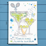 Tennis Season Tea Towel – Match Day Gift – Avery's Home