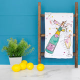 Champagne Party Tea Towel – Celebration Decor – Avery's Home