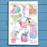 Lake Cocktails Tea Towel – Lakeside Drink Gift – Avery's Home