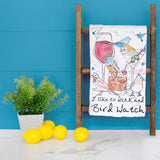 Wine & Birdwatching Tea Towel – Funny Nature Gift – Avery's Home