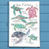 Sea Turtle Tea Towel – Peaceful Ocean Decor – Avery's Home