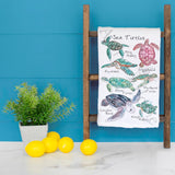 Sea Turtle Tea Towel – Peaceful Ocean Decor – Avery's Home