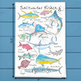 Saltwater Fishing Tea Towel – Sport Ocean Gift – Avery's Home