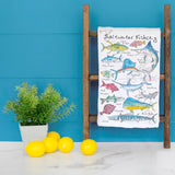 Saltwater Fishing Tea Towel – Sport Ocean Gift – Avery's Home