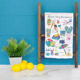Beach Day Essentials Tea Towel – Summer Gift – Avery's Home