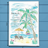 Beach Definition Tea Towel – Coastal Life Decor – Avery's Home