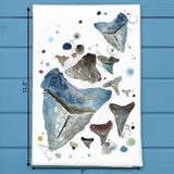 Shark Teeth Collector Tea Towel – Fossil Hunter Gift – Avery's Home