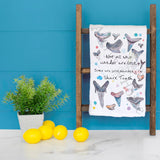 Shark Tooth Hunter Tea Towel – Beach Adventure Gift – Avery's Home