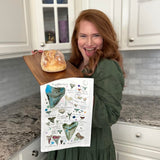 Shark Teeth Names Tea Towel – Collector Chart Gift – Avery's Home
