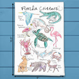 Florida Wildlife Tea Towel – Everglades Nature Decor – Avery's Home