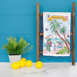 Dream Vacation Tea Towel – Tropical Travel Decor – Avery's Home