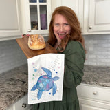 Sea Turtle Tea Towel – Ocean Lover Gift – Avery's Home