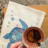 Sea Turtle Tea Towel – Ocean Lover Gift – Avery's Home
