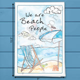 We Are Beach People Tea Towel – Coastal Saying Gift – Avery's Home