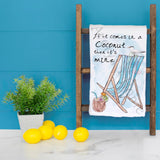 Coconut Cocktail Tea Towel – Funny Beach Gift – Avery's Home