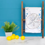 Sand Dollar Tea Towel – Coastal Shell Decor – Avery's Home
