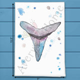 Shark Tooth Souvenir Tea Towel – Ocean Gift – Avery's Home