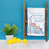 Summer Vacation Tea Towel – Beach Travel Decor – Avery's Home