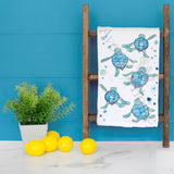 Baby Turtles Walking Tea Towel – Beach Hatch Gift – Avery's Home