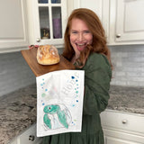 Turtle Egg Tea Towel – Whimsical Coastal Decor – Avery's Home