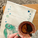 Turtle Egg Tea Towel – Whimsical Coastal Decor – Avery's Home