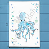 Octopus Tea Towel – Coastal Sea Creature Decor – Avery's Home