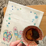 Flip-Flops Tea Towel – Funny Beach Quote Gift – Avery's Home